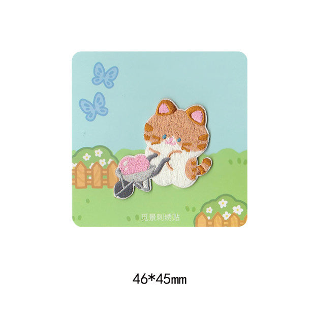 Soft & Cute Cat Embroidery Patch