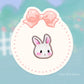 Soft and Cute Rabbit Embroidery Patch