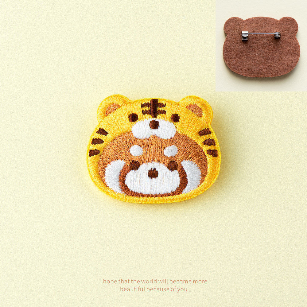 Adorable Red Panda Embroidery Patch