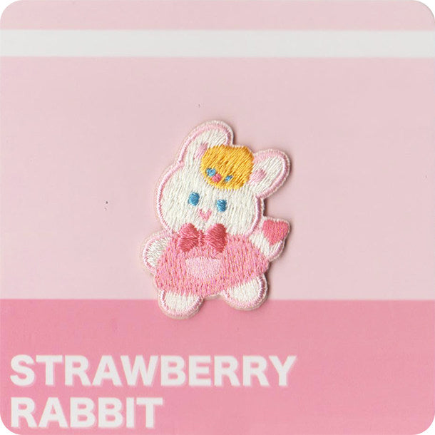 Soft and Cute Rabbit Embroidery Patch