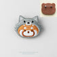 Adorable Red Panda Embroidery Patch