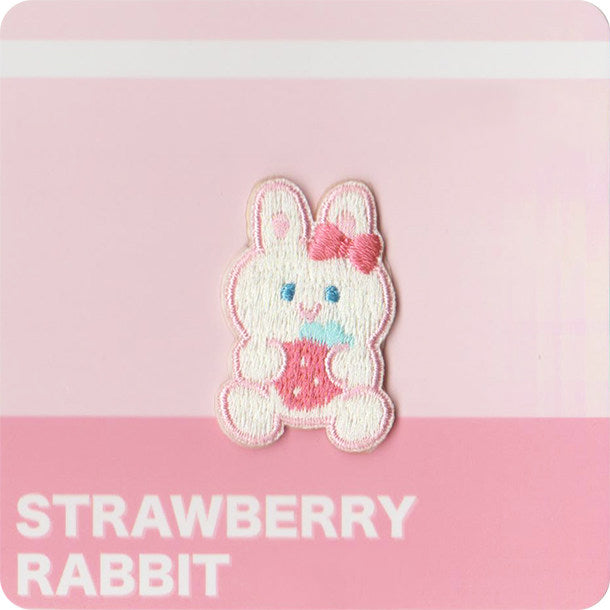 Soft and Cute Rabbit Embroidery Patch