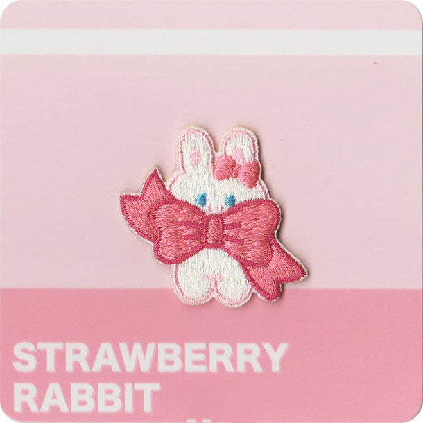 Soft and Cute Rabbit Embroidery Patch