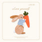 Soft and Cute Rabbit Embroidery Patch