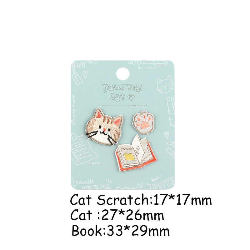 Soft & Cute Cat Embroidery Patch