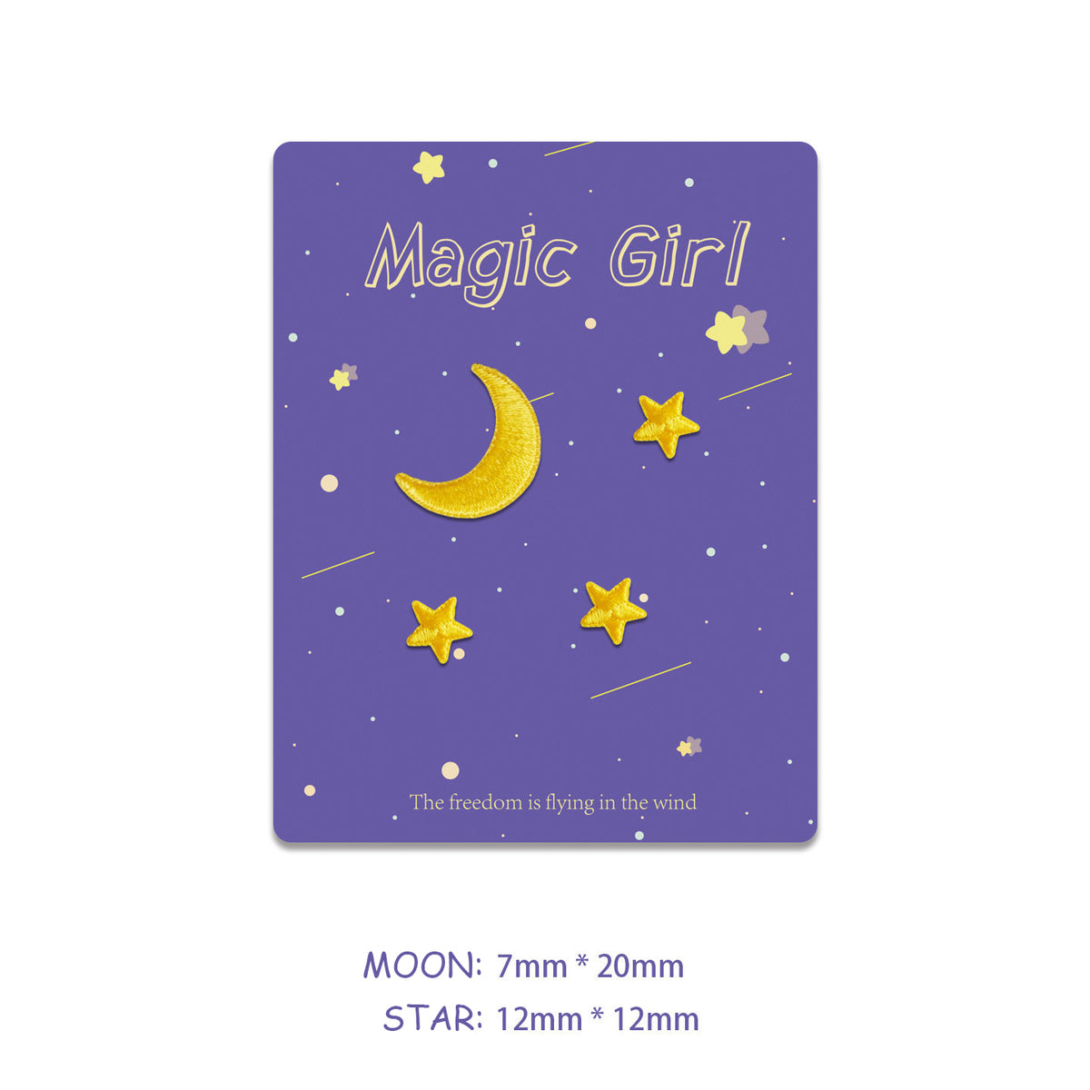 Flying Maiden Embroidery Patch