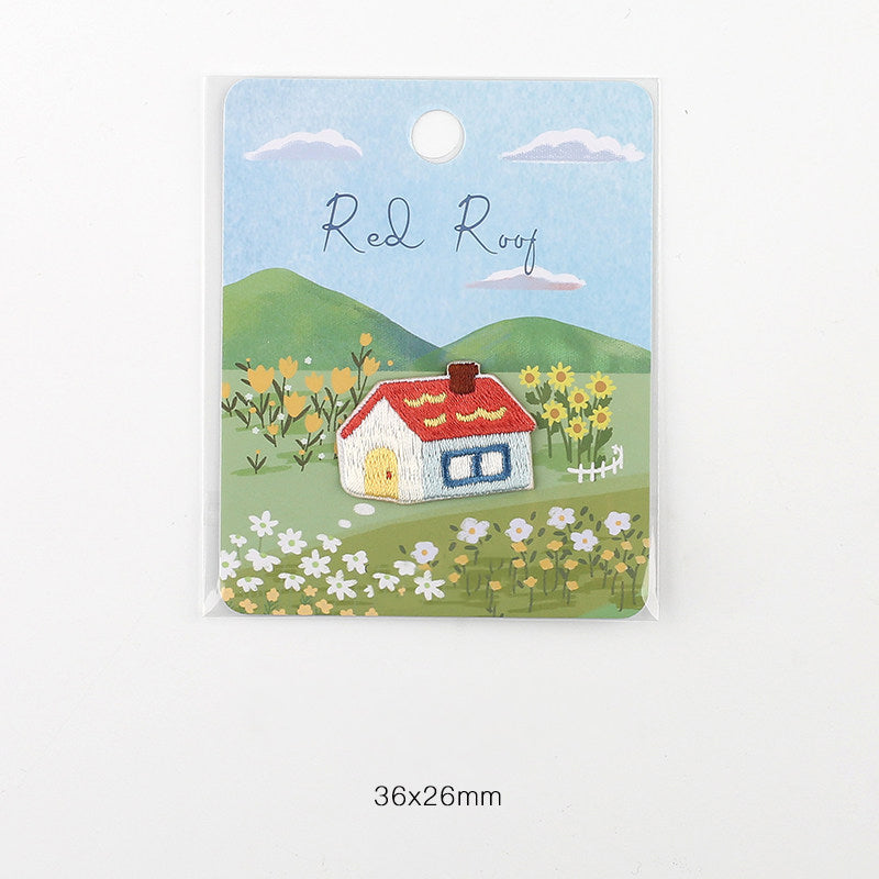 Nature-Themed Embroidery Patches