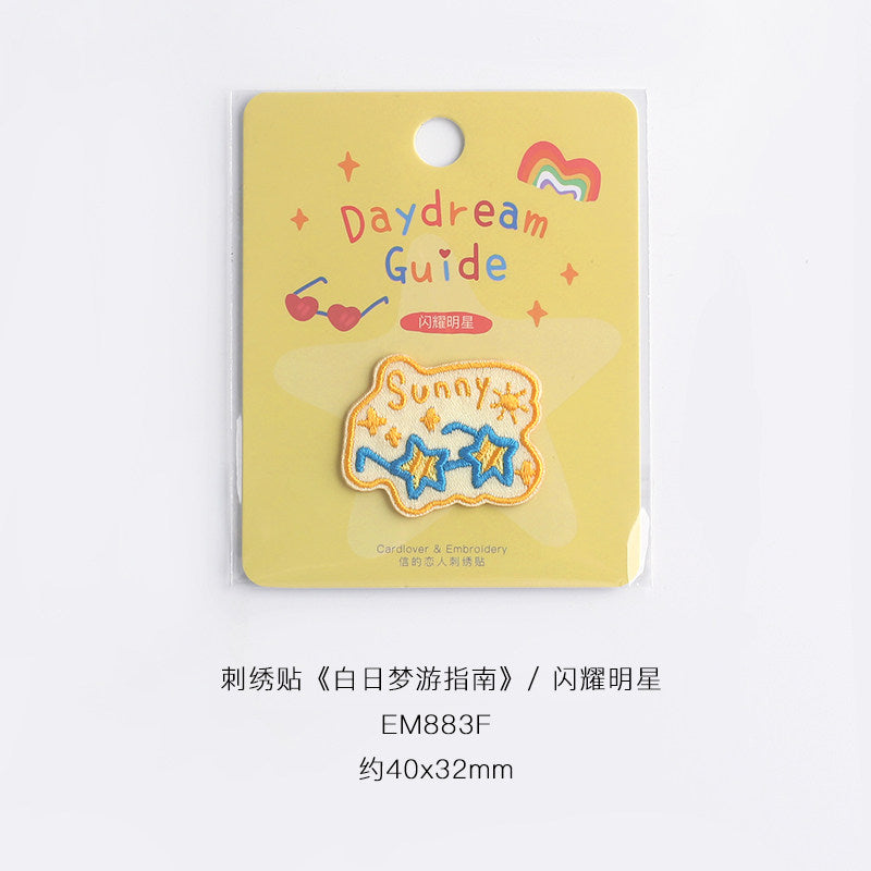 Heart-Shaped Cake Embroidery Patch