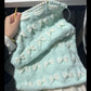 Bow clouds cotton scarf wool handmade diy crochet material package handwoven gift