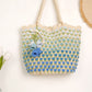 Large Gradient Tulip Handbag DIY Crochet Kit Gift