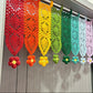 DIY DIY Dopamine Rainbow Wool Door Curtain Knitting Material Pack Crochet Crochet Cute Furniture Decorative Curtains