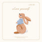Soft and Cute Rabbit Embroidery Patch