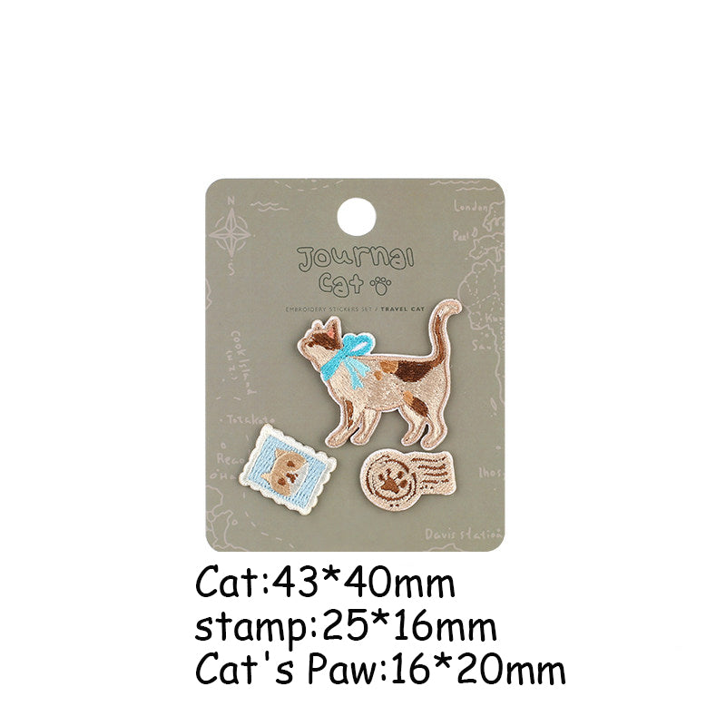 Soft & Cute Cat Embroidery Patch