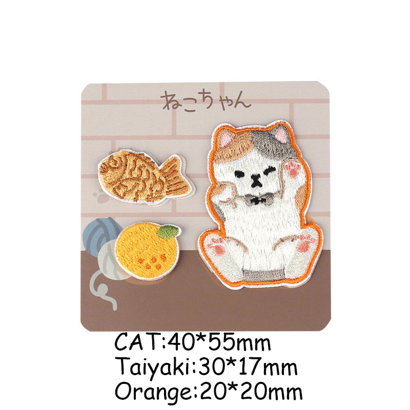 Soft & Cute Cat Embroidery Patch