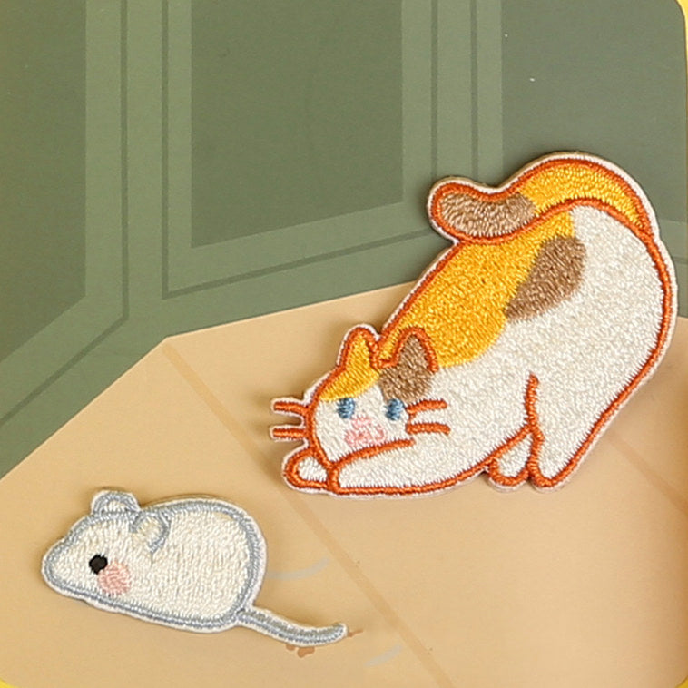 Soft & Cute Cat Embroidery Patch