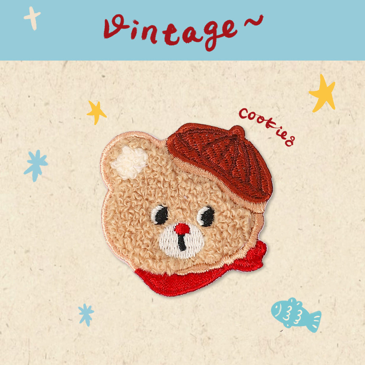 Plush Cat Embroidery Patch