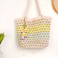 Large Gradient Tulip Handbag DIY Crochet Kit Gift