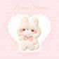 Soft and Cute Rabbit Embroidery Patch