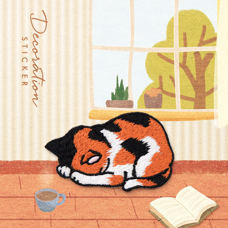 Soft & Cute Cat Embroidery Patch