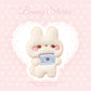 Soft and Cute Rabbit Embroidery Patch