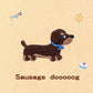 Soft & Cute Dachshund Embroidery Patch
