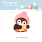 Plush Penguin Embroidery Patch