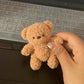 Handmade New Year's gifts,cute bear and rabbit keychains, bag charms, crochet dolls, yarn DIY material kit