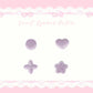 Heart & Star Embroidered Patch