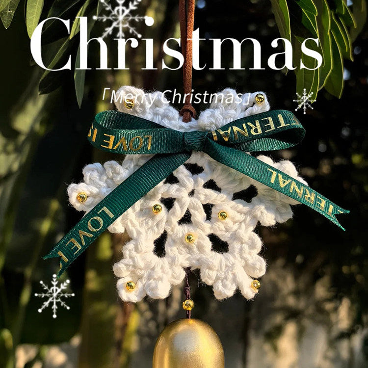 DIY Snowflake Car Ornament Crochet Kit - Christmas Gift