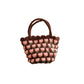 Tulip-shaped hand-knitted bag, crocheted bag, DIY material kit, homemade gift