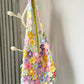 Hand-Knitted Wool Bag DIY Kit — Xuefeier Floral Shoulder Bag (Crochet Materials Pack) — A Perfect Gift
