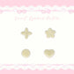 Heart & Star Embroidered Patch