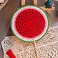 DIY crochet fan kit with traditional Chinese style, featuring Dunhuang patterns, for handmade crafts, including coasters and fans as gifts.