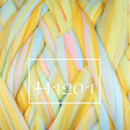 Mixed Color Wool Roving for Needle Felting DIY Crafts