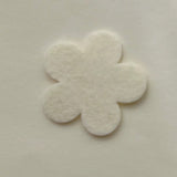 Multicolor Hand-Cut Felt Flowers, 2.5 cm / 1.5 cm Five-Petal Shapes