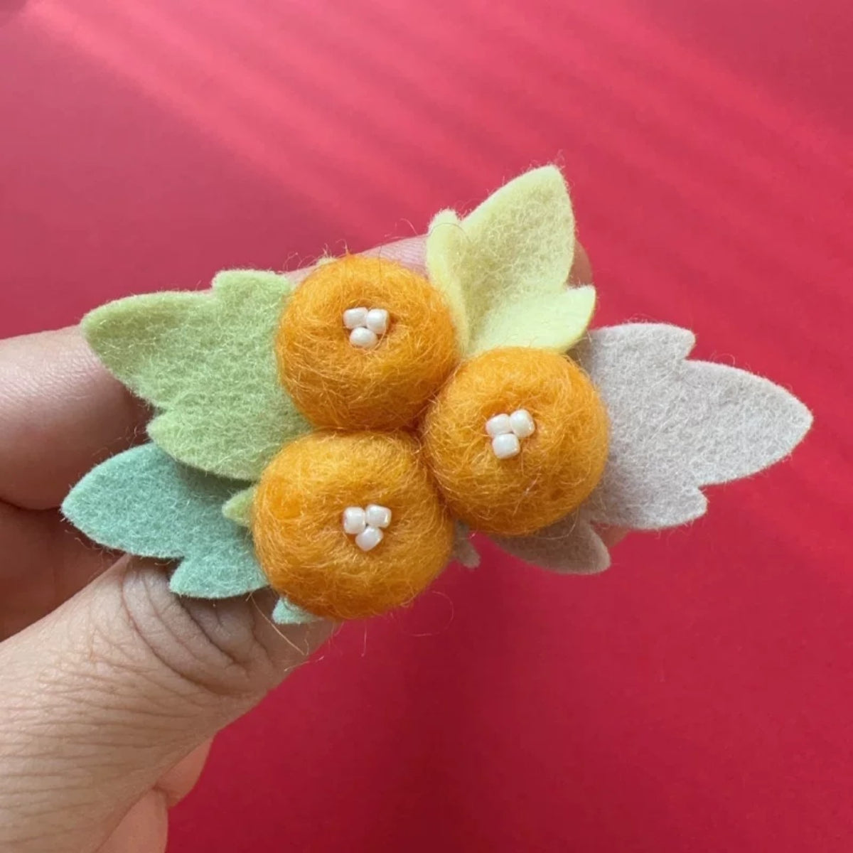 Chestnut Pinecone Berry DIY Craft Kit for Hair Clips, Brooches, Hats and Doll Decorations