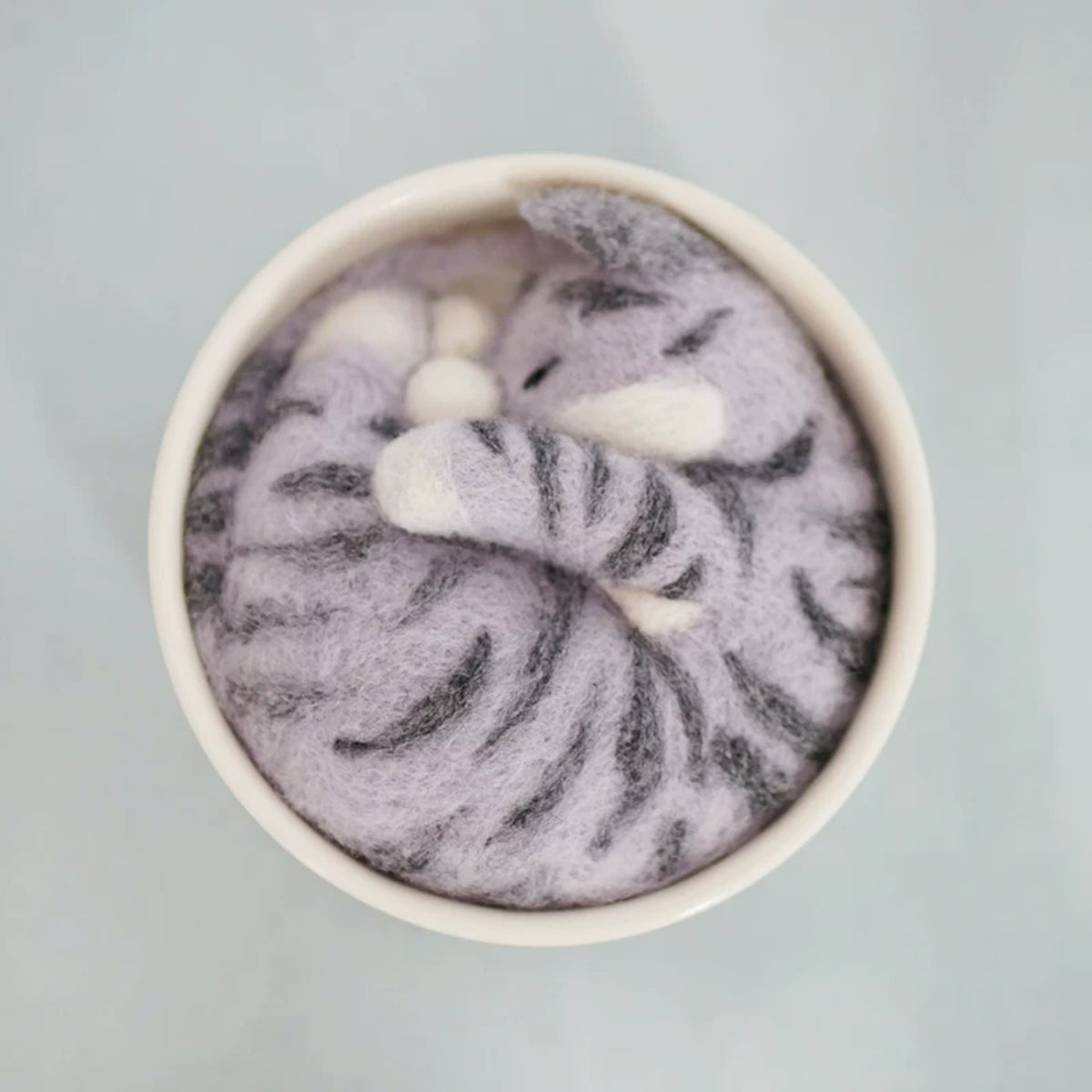 Cat in Flower Pot Needle Felting Kit