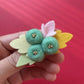 Chestnut Pinecone Berry DIY Craft Kit for Hair Clips, Brooches, Hats and Doll Decorations