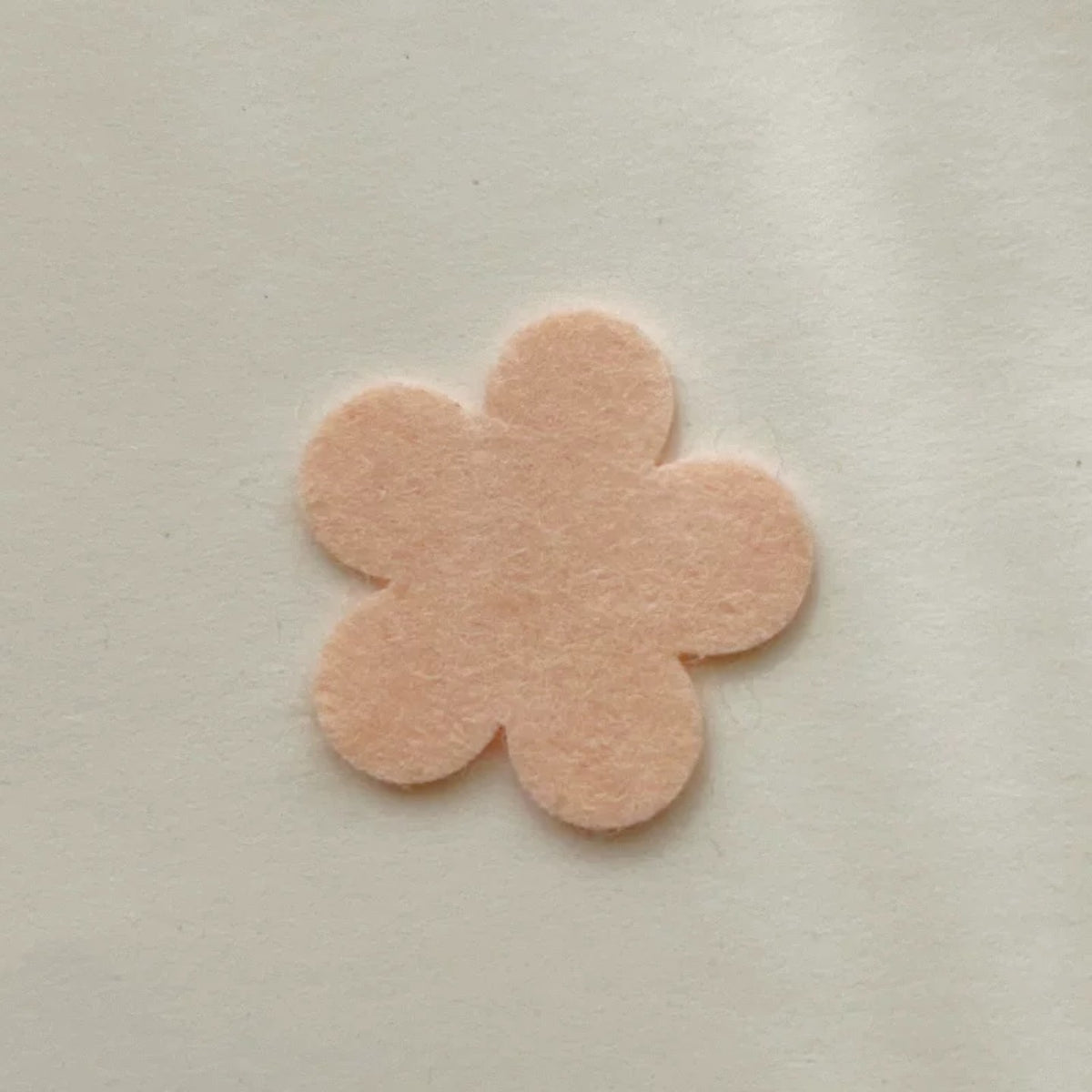 Multicolor Hand-Cut Felt Flowers, 2.5 cm / 1.5 cm Five-Petal Shapes