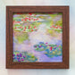 Monet Inspired Felt Picture Frame Decor