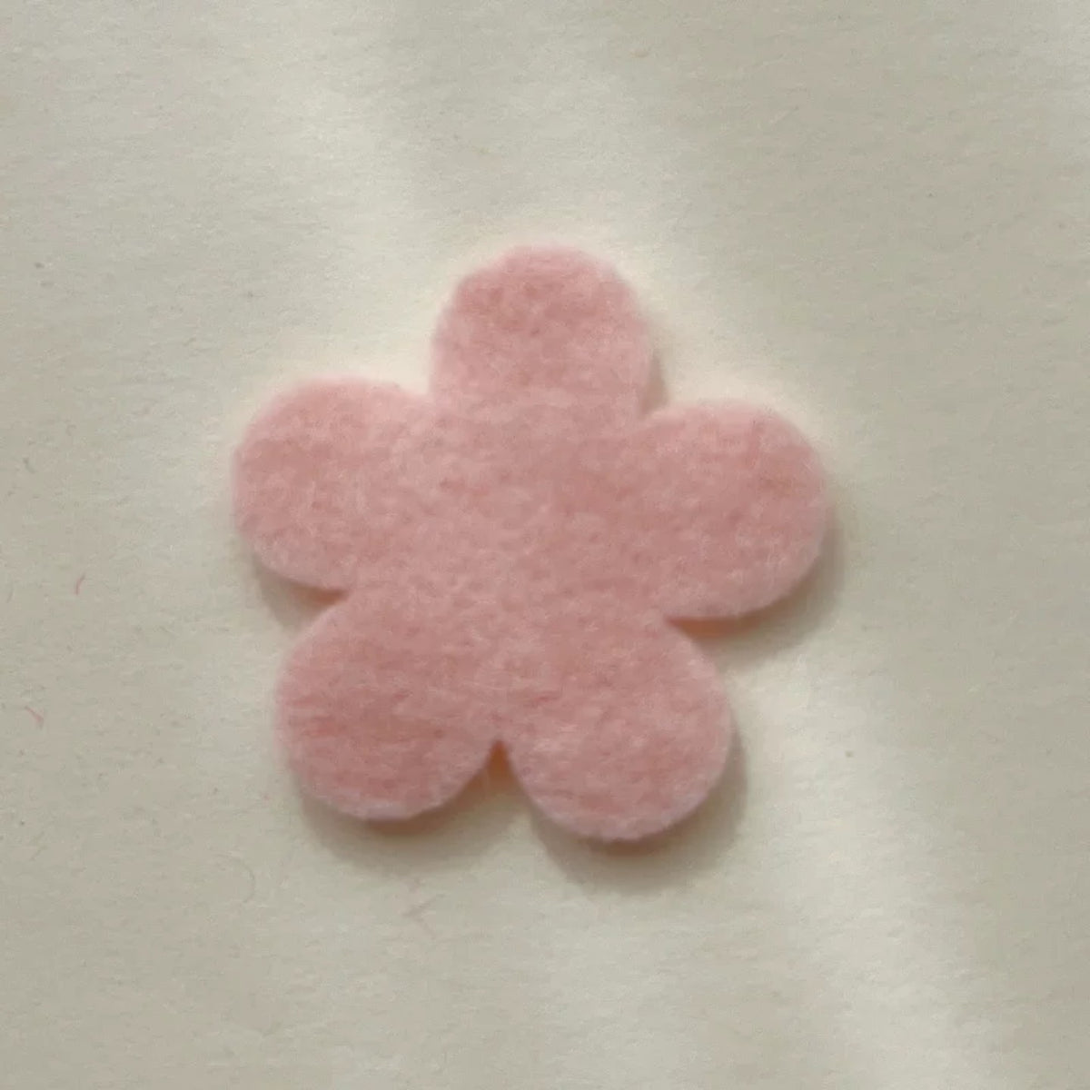 Multicolor Hand-Cut Felt Flowers, 2.5 cm / 1.5 cm Five-Petal Shapes
