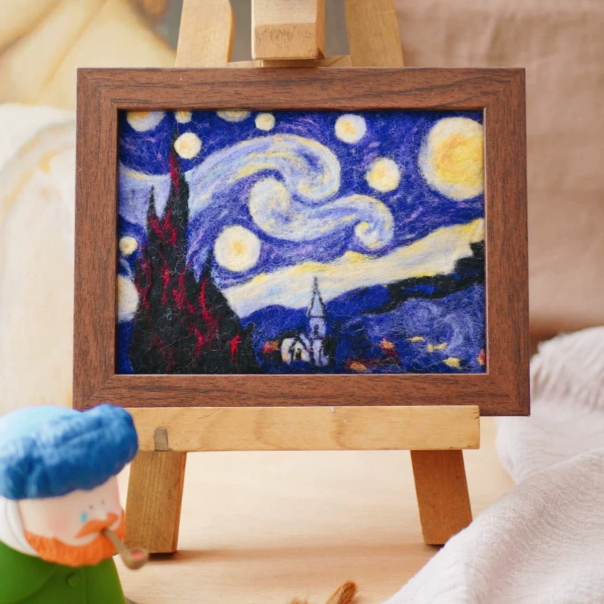 Monet Inspired Felt Picture Frame Decor