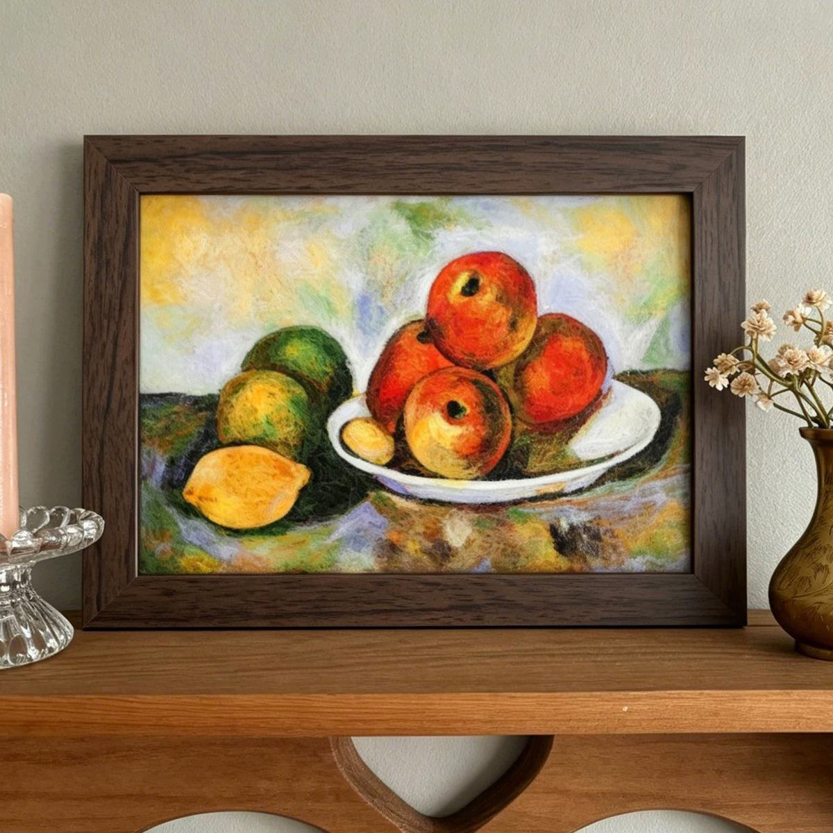 Monet Inspired Felt Picture Frame Decor