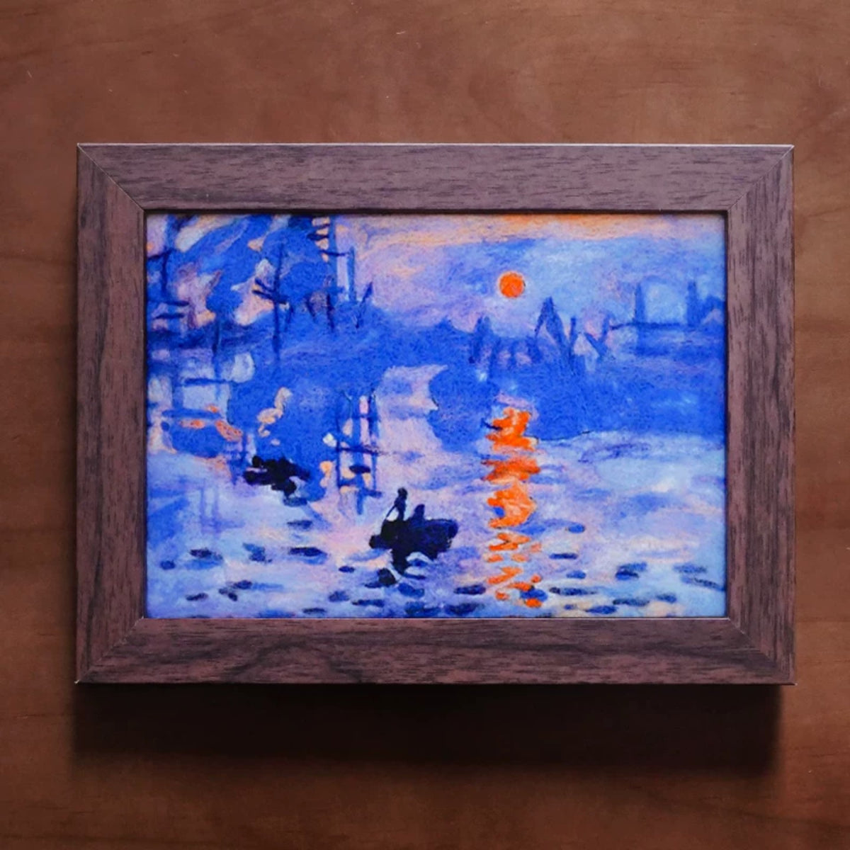 Monet Inspired Felt Picture Frame Decor