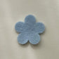 Multicolor Hand-Cut Felt Flowers, 2.5 cm / 1.5 cm Five-Petal Shapes