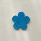 Multicolor Hand-Cut Felt Flowers, 2.5 cm / 1.5 cm Five-Petal Shapes