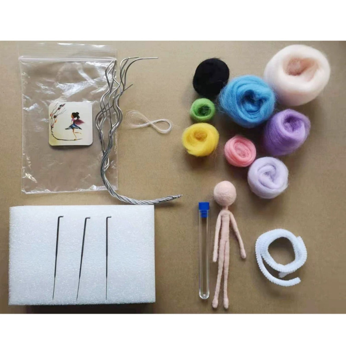 Cute Fairy Needle Felting Kit
