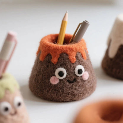 Volcano & Snow Mountain Felt Pen Holder Kit