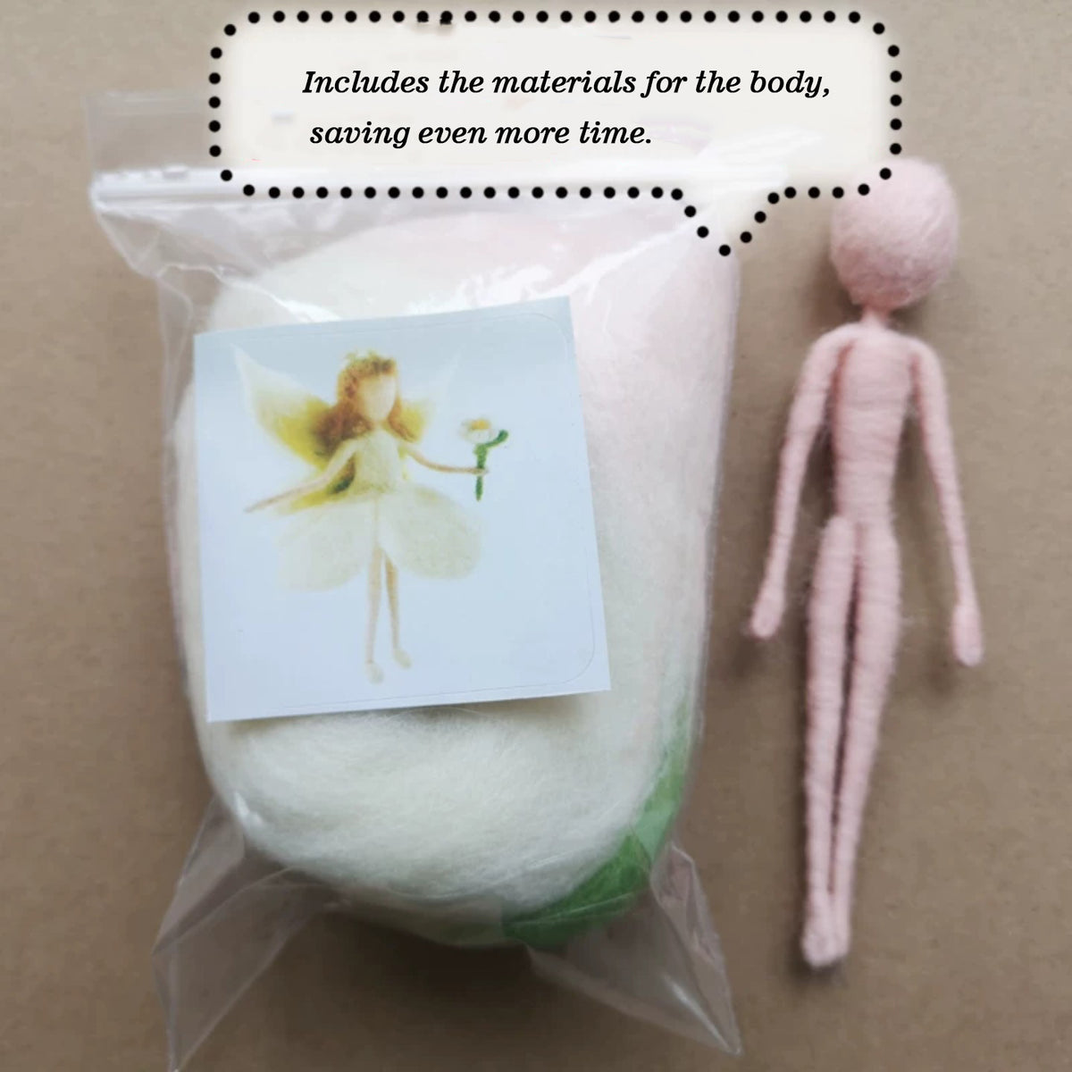 Fairy Doll DIY Felting Kit