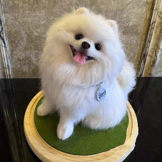 Photo Custom Pet Memorial Felt Sculpture